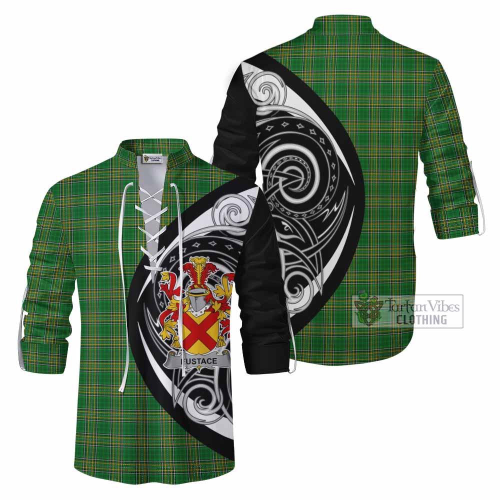 Eustace Irish Clan Ghillie Kilt Shirt Celtic Circle Style - Tartan Vibes Clothing