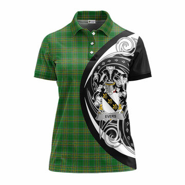Evers Irish Clan Women's Polo Shirt Celtic Circle Style Women - Tartan Vibes Clothing