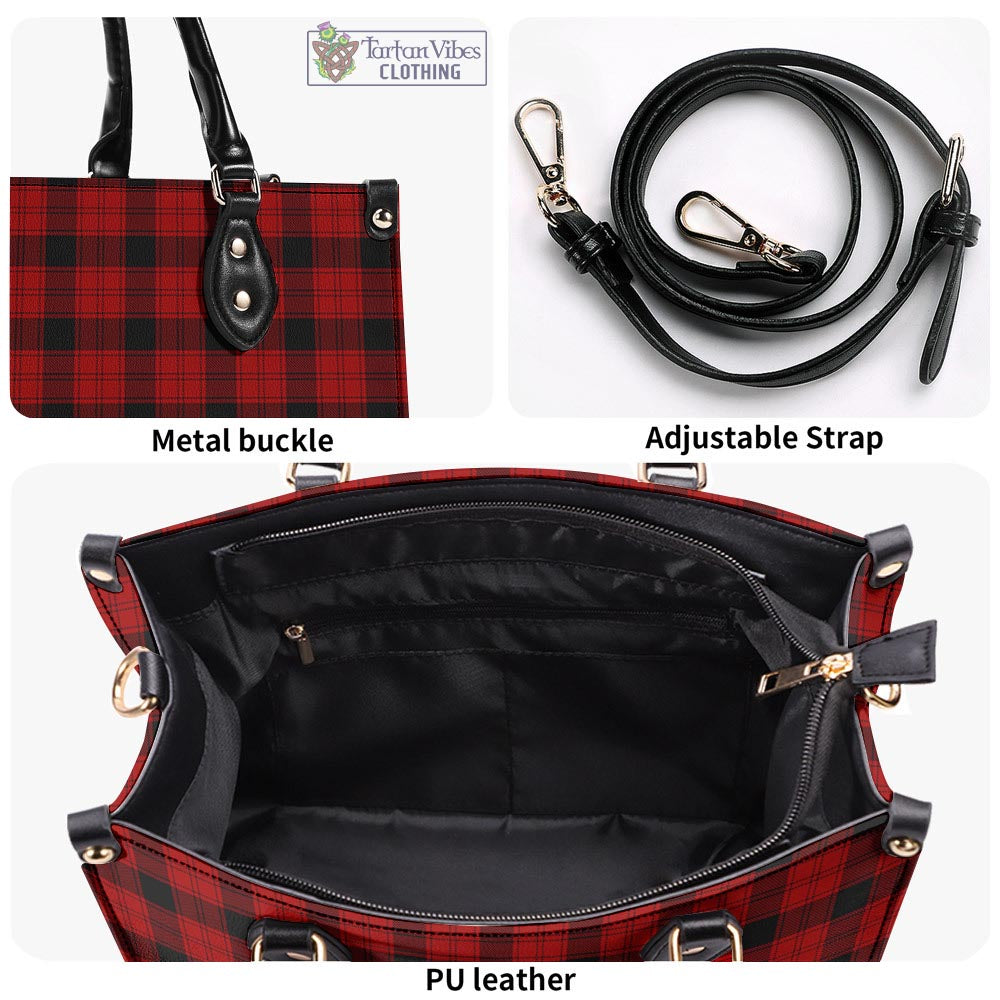 Tartan Vibes Clothing Ewing Tartan Luxury Leather Handbags