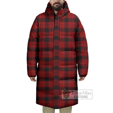 Ewing Tartan Long Down Jacket