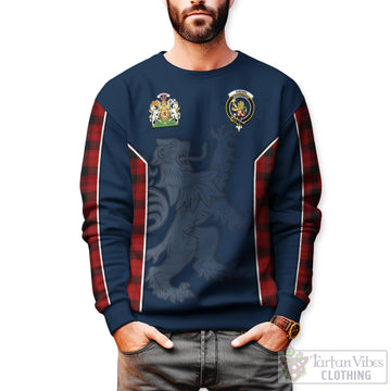 Ewing Tartan Sweater with Family Crest and Lion Rampant Vibes Sport Style