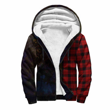 Ewing Tartan Family Crest Sherpa Hoodie Alba Gu Brath Be Brave Lion Ancient Style Unisex S - Tartan Vibes Clothing