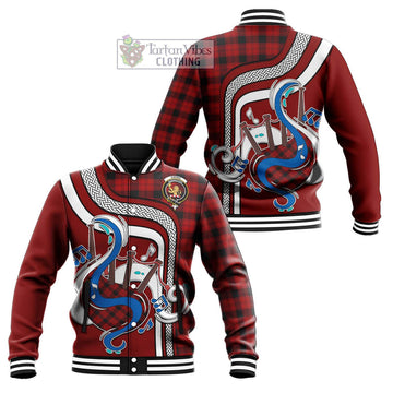 Ewing Tartan Baseball Jacket with Epic Bagpipe Style