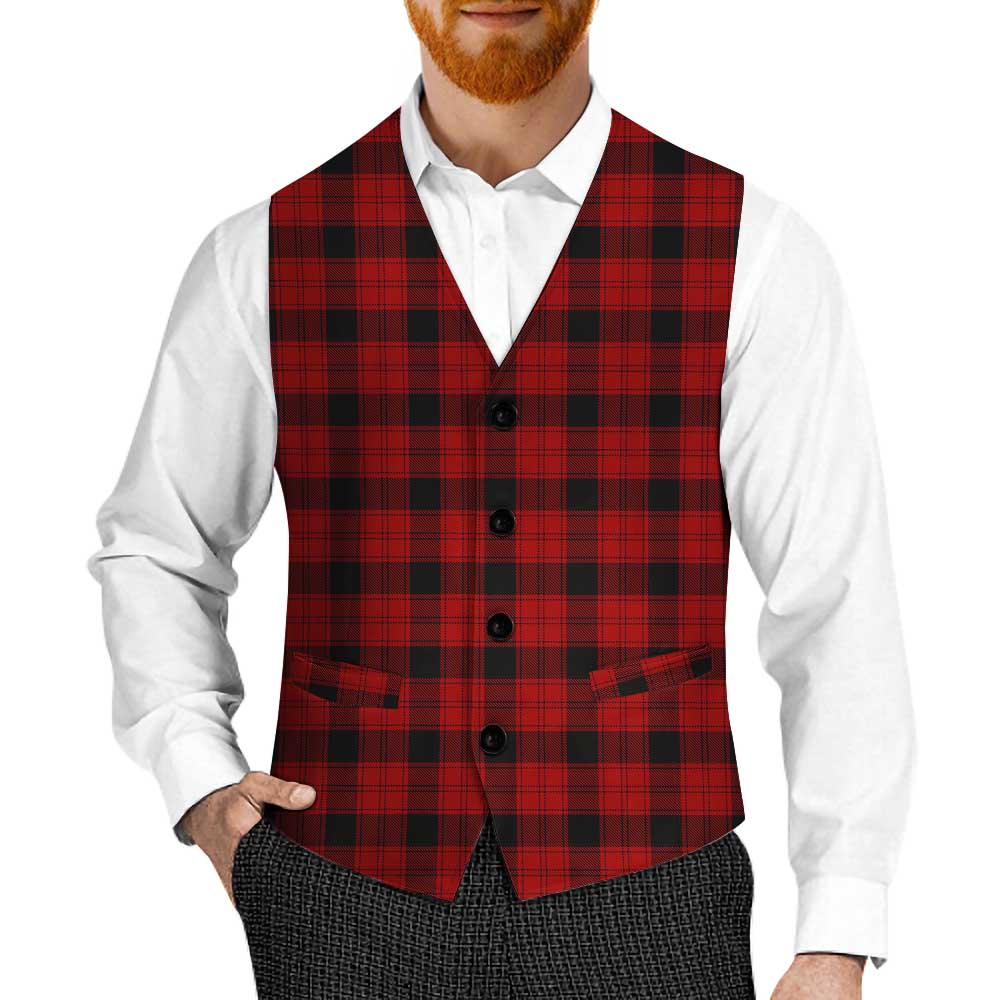 Tartan Vibes Clothing Ewing Tartan Men's Sleeveless Suit Vest