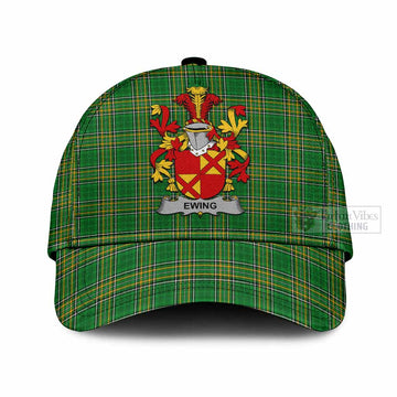 Ewing Irish Clan Tartan Classic Cap with Coat of Arms