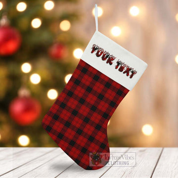 Ewing Tartan Christmas Stocking with Personalized Text