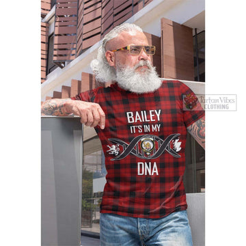 Ewing Tartan Cotton T-shirt with Family Crest DNA In Me Style