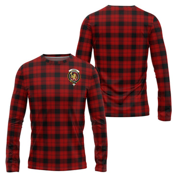 Ewing Tartan Long Sleeve T-Shirt with Family Crest