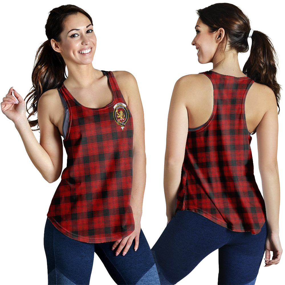 ewing-tartan-women-racerback-tanks-with-family-crest