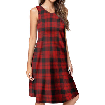 Ewing Tartan Womens Casual Dresses