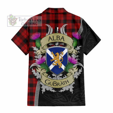 Ewing Tartan Family Crest Hawaiian Shirt Lion Rampant Royal Thistle Shield Celtic Inspired - Tartan Vibes Clothing