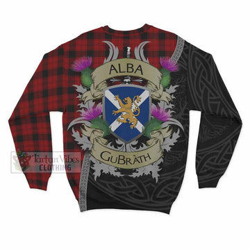 Ewing Tartan Family Crest Sweatshirt Lion Rampant Royal Thistle Shield Celtic Inspired - Tartan Vibes Clothing