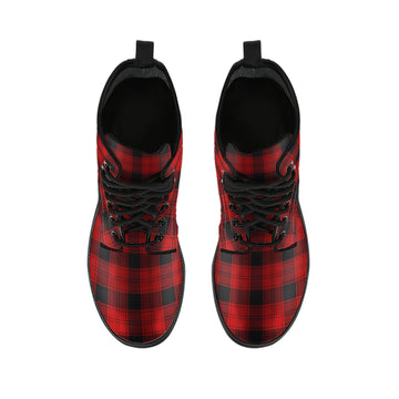 Ewing Tartan Leather Boots