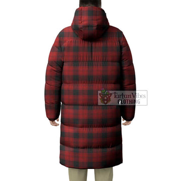 Ewing Tartan Long Down Jacket