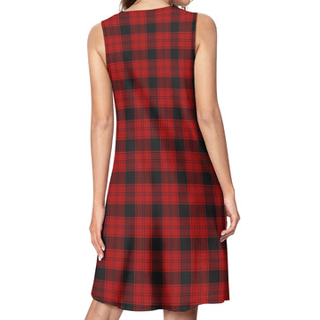 Ewing Tartan Womens Casual Dresses