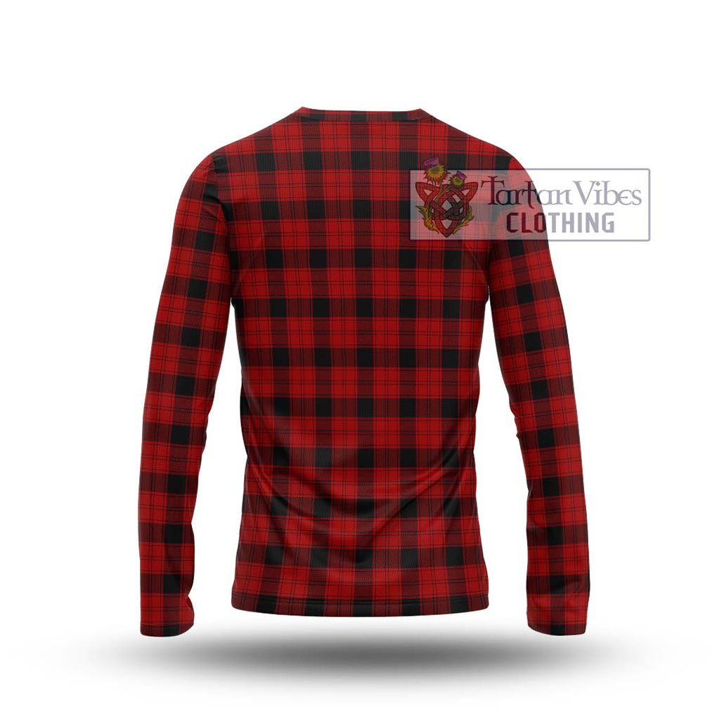 Ewing Tartan Long Sleeve T-Shirt with Family Crest DNA In Me Style - Tartanvibesclothing Shop