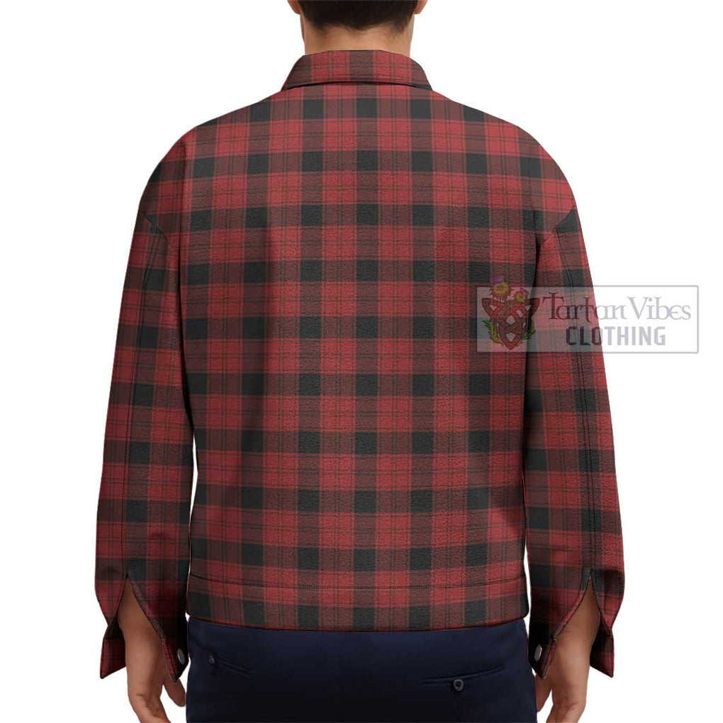 Ewing Tartan Unisex Lapel Cotton Jacket - Tartan Vibes Clothing