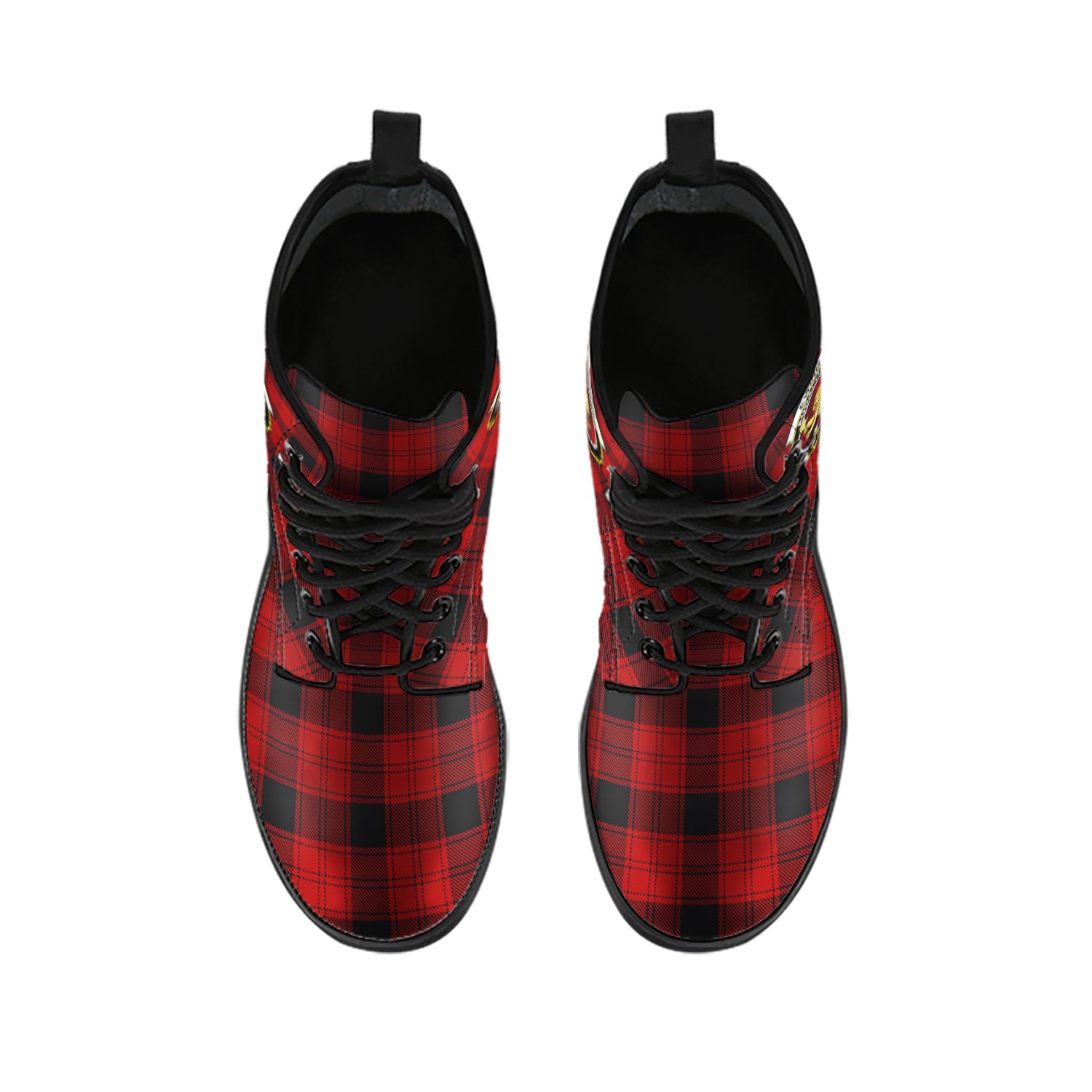 ewing-tartan-leather-boots-with-family-crest