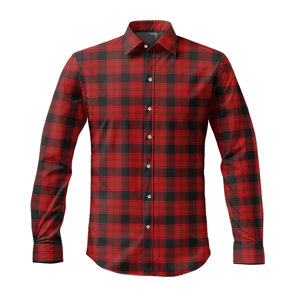 ewing-tartan-long-sleeve-button-up-shirt