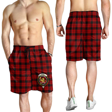 Ewing Tartan Mens Shorts with Family Crest