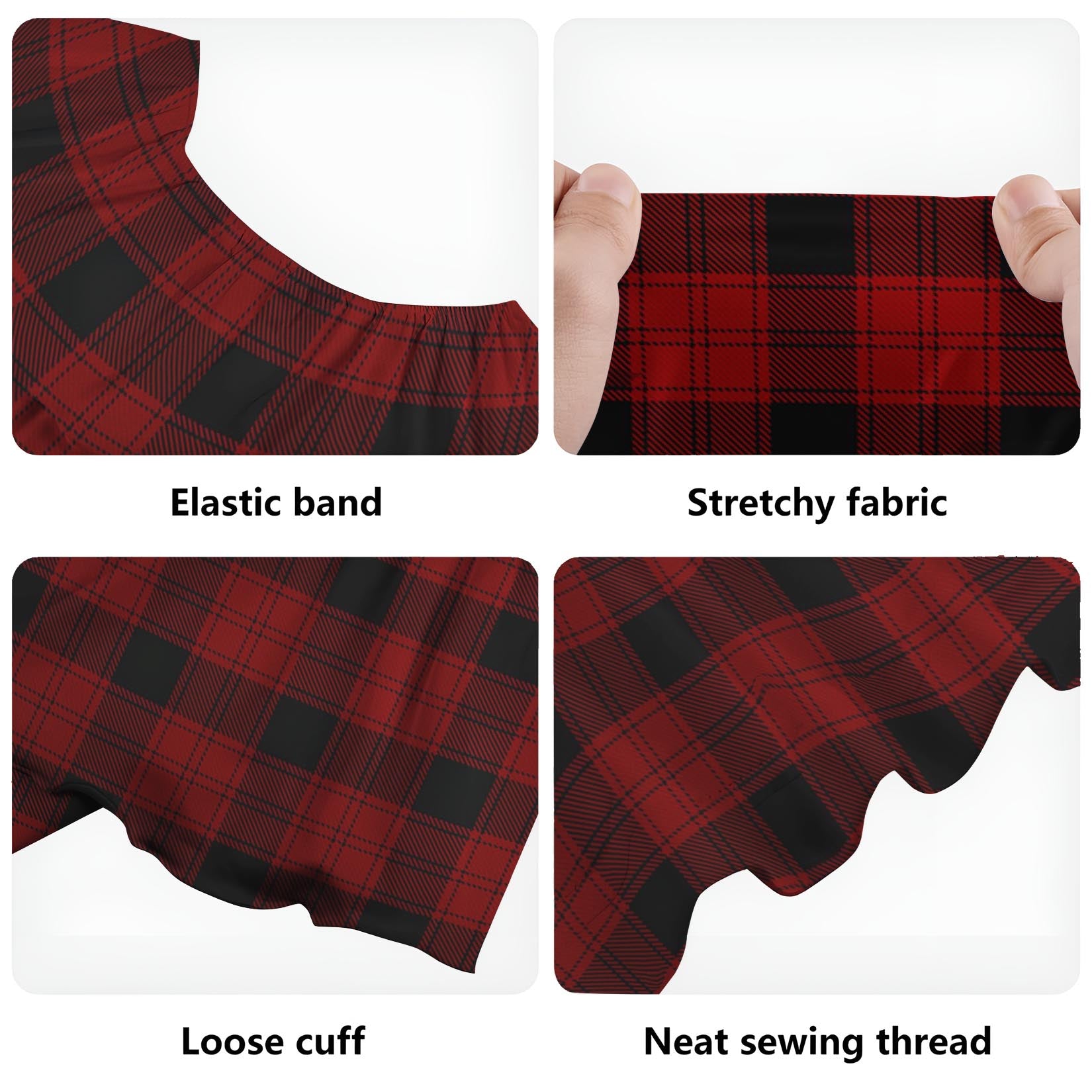 Ewing Tartan Off Shoulder Long Dress - Tartanvibesclothing