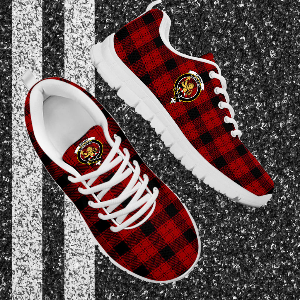 Ewing Tartan Sneakers with Family Crest - Tartan Vibes Clothing