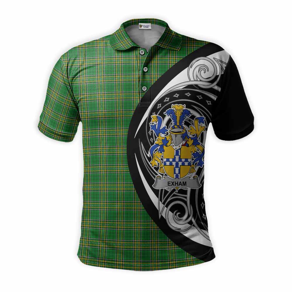 Exham Irish Clan Polo Shirt Celtic Circle Style Kid - Tartan Vibes Clothing