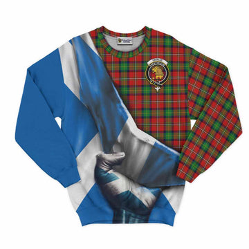 Fairlie Tartan Sweatshirt with Family Crest Scotland Patriotic Style