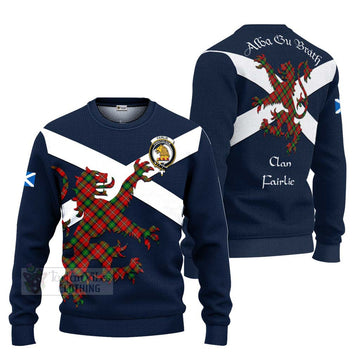 Fairlie Tartan Lion Rampant Ugly Sweater Proudly Display Your Heritage with Alba Gu Brath and Clan Name