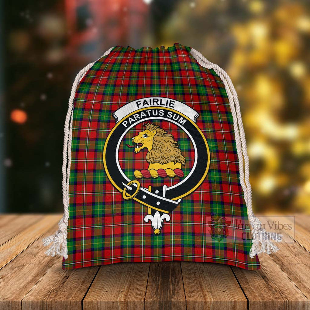 Tartan Vibes Clothing Fairlie Tartan Christmas Santa's Bag with Family Crest