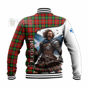 Fairlie Crest Tartan Baseball Jacket Inspired by the Freedom of Scottish Warrior