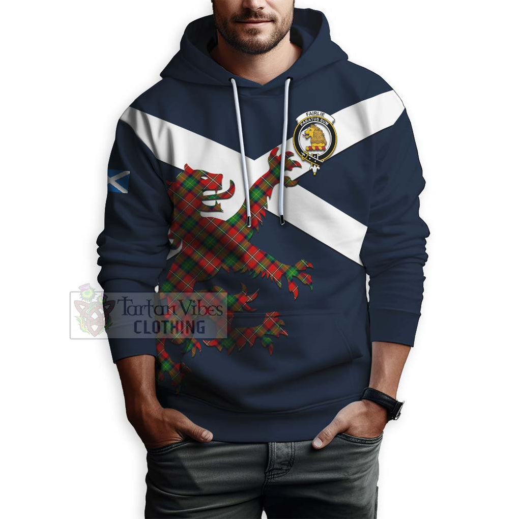 Tartan Vibes Clothing Fairlie Tartan Lion Rampant Hoodie – Proudly Display Your Heritage with Alba Gu Brath and Clan Name