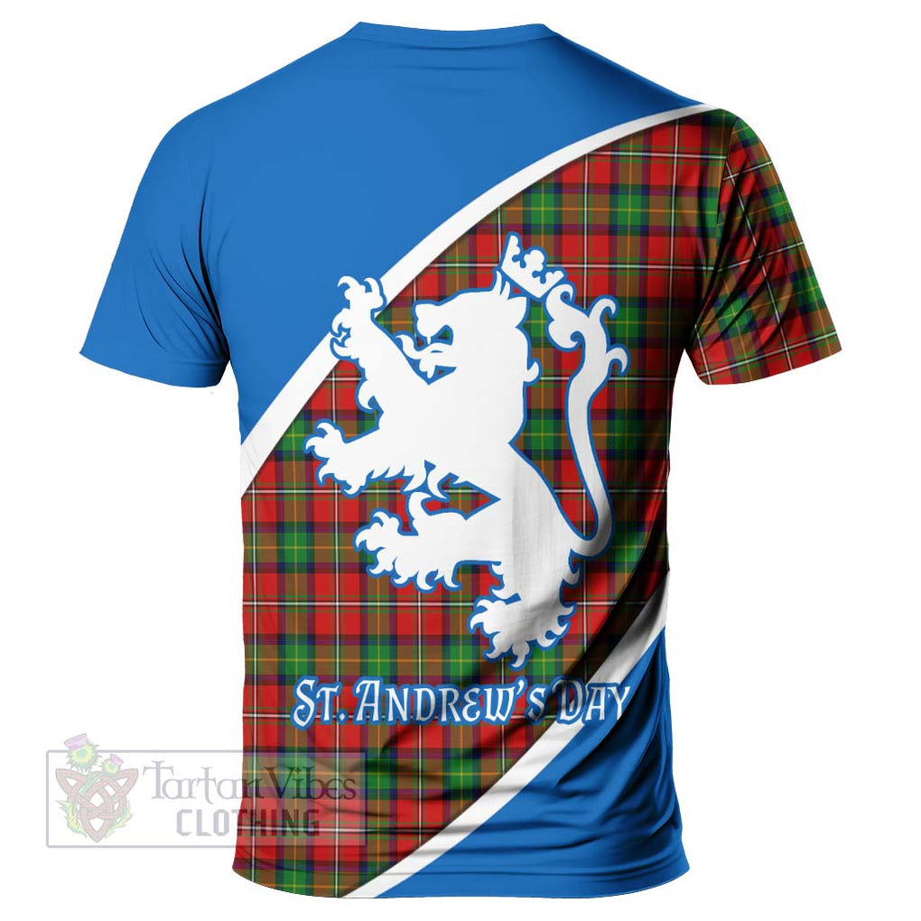 Tartan Vibes Clothing Fairlie Family Crest Tartan T-Shirt Celebrate Saint Andrew's Day in Style