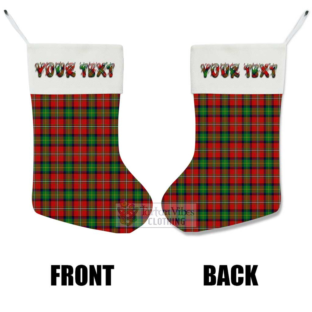 Fairlie Tartan Christmas Stocking with Personalized Text - Tartan Vibes Clothing