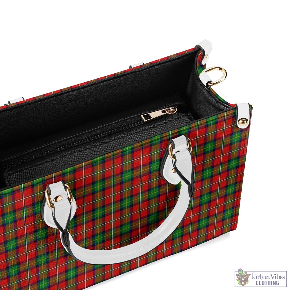 Tartan Vibes Clothing Fairlie Modern Tartan Luxury Leather Handbags