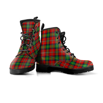 Fairlie Modern Tartan Leather Boots