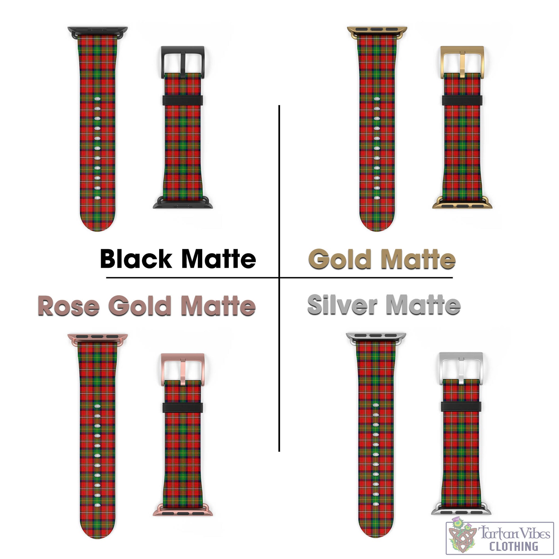 Tartan Vibes Clothing Fairlie Modern Tartan Watch Band