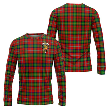 Fairlie Modern Tartan Long Sleeve T-Shirt with Family Crest