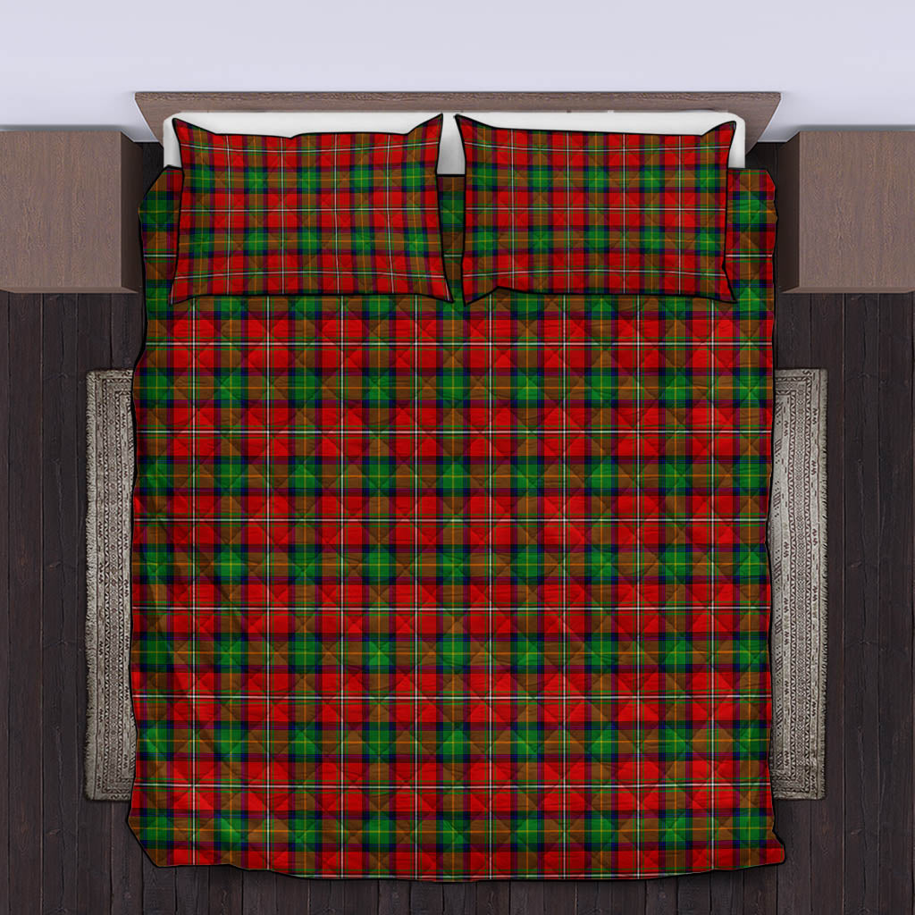 Fairlie Tartan Quilt Bed Set King - Tartan Vibes Clothing