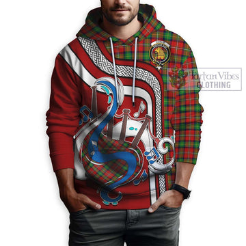 Fairlie Tartan Hoodie with Epic Bagpipe Style