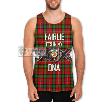 Fairlie Tartan Men's Tank Top with Family Crest DNA In Me Style