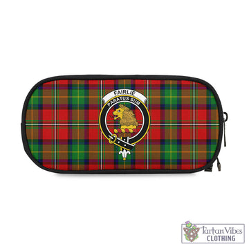 Fairlie Tartan Pen and Pencil Case with Family Crest