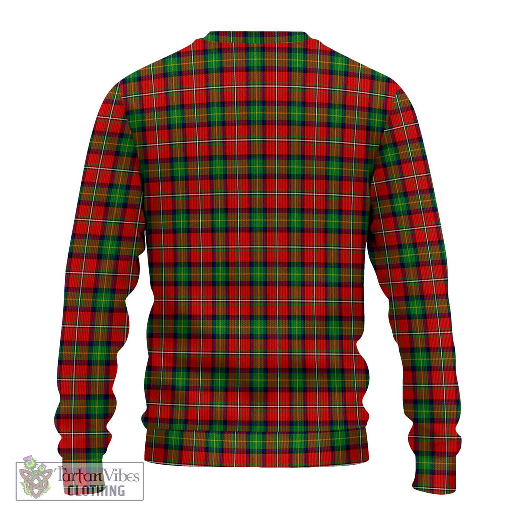 Fairlie Tartan Knitted Sweater with Family Crest DNA In Me Style - Tartanvibesclothing Shop