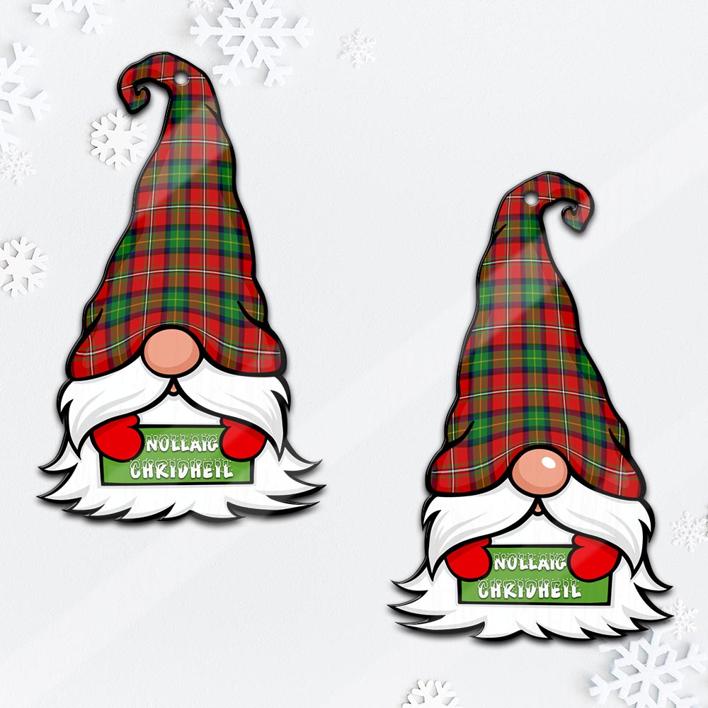 Fairlie Gnome Christmas Ornament with His Tartan Christmas Hat - Tartan Vibes Clothing