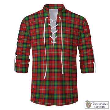 Fairlie Tartan Men's Scottish Traditional Jacobite Ghillie Kilt Shirt