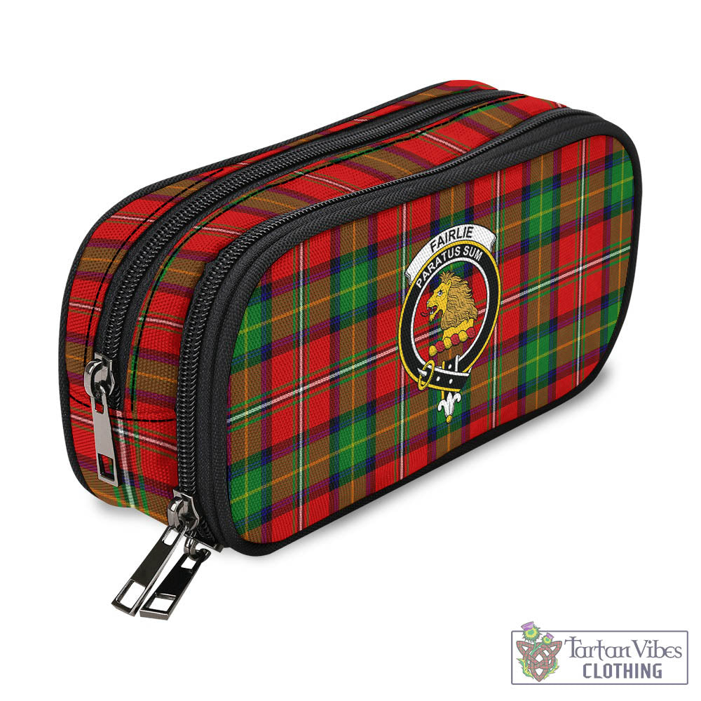 Tartan Vibes Clothing Fairlie Modern Tartan Pen and Pencil Case with Family Crest