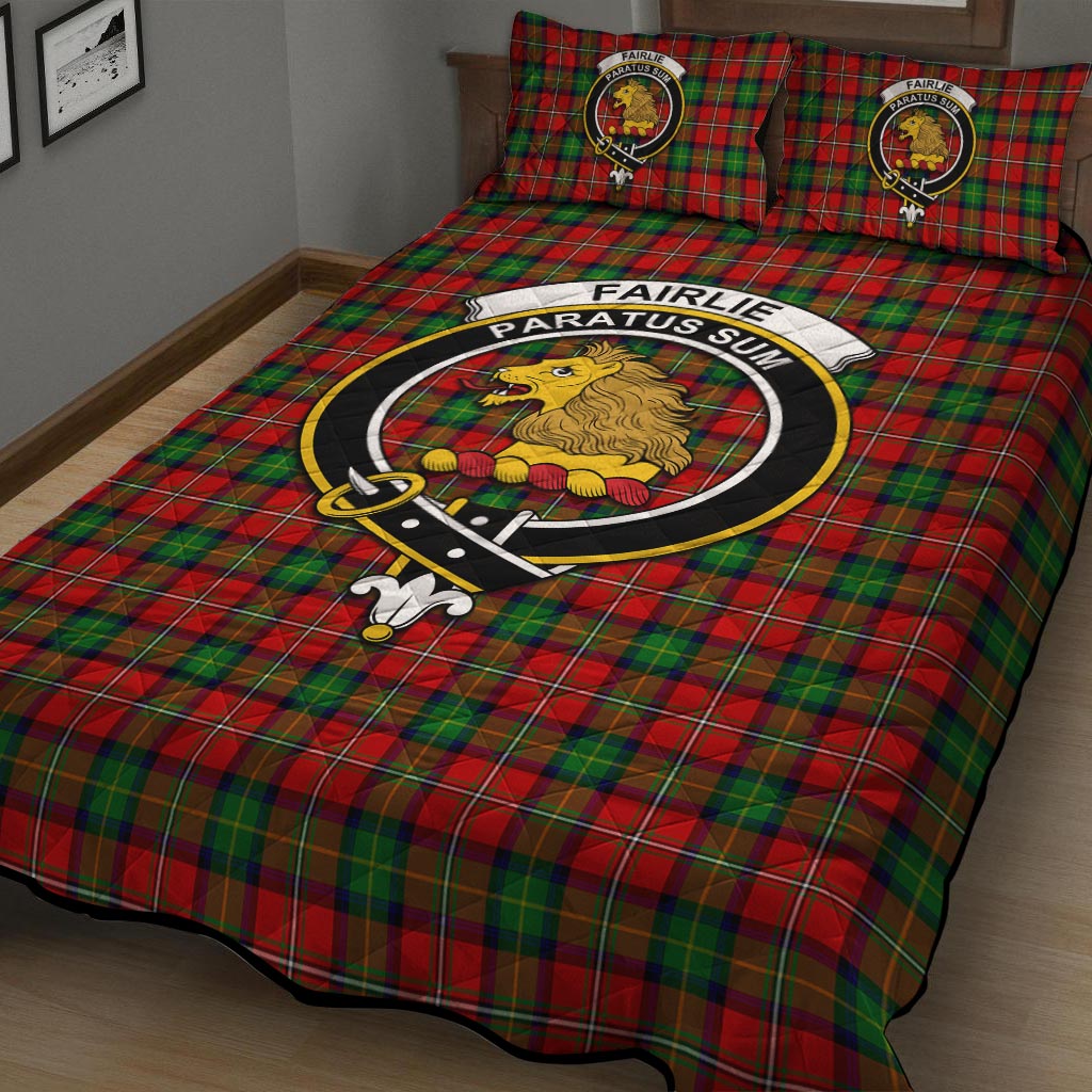 Fairlie Tartan Quilt Bed Set with Family Crest - Tartan Vibes Clothing