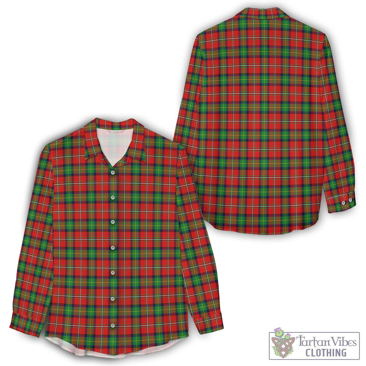 Fairlie Tartan Women's Casual Shirt - Tartan Vibes Clothing