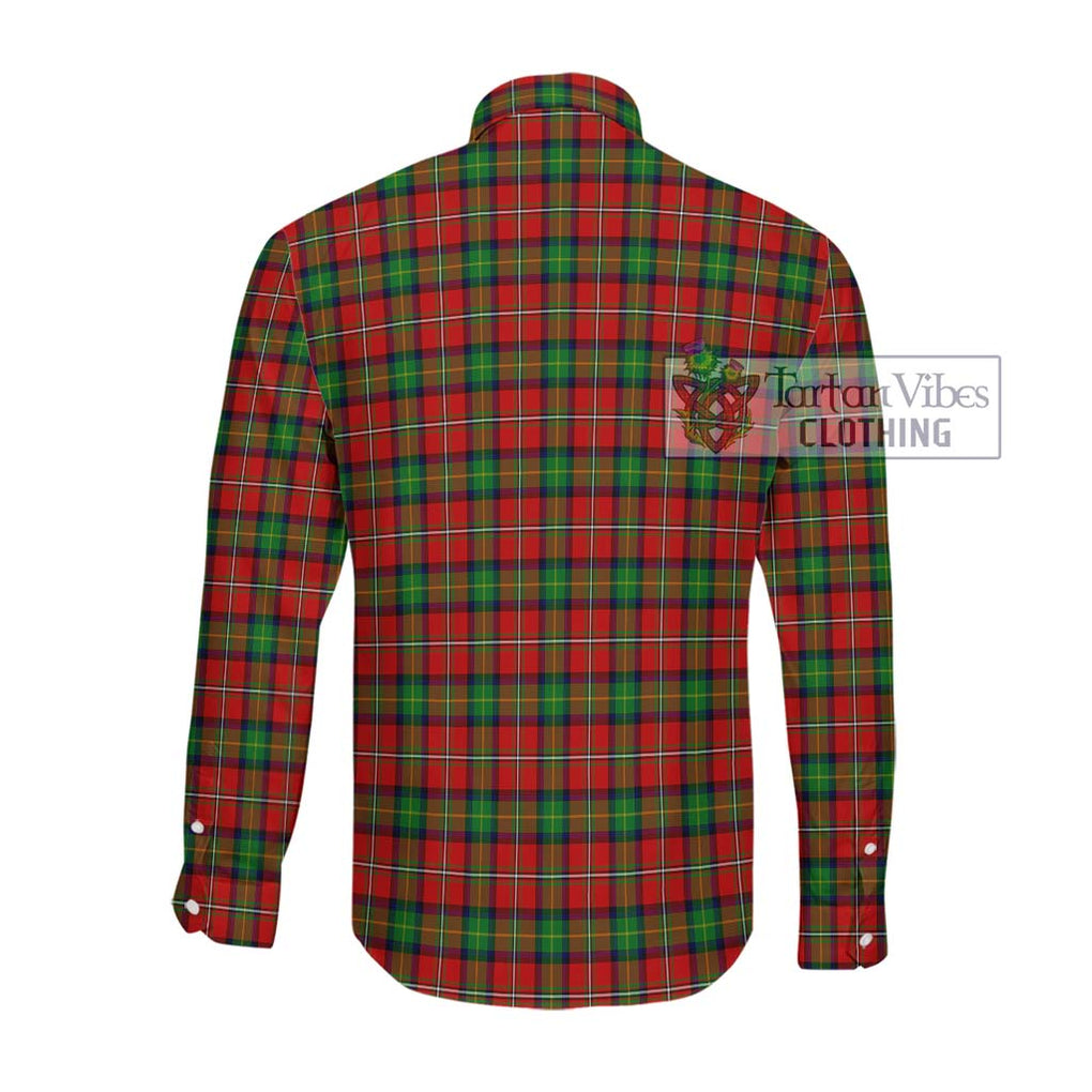 Fairlie Tartan Long Sleeve Button Shirt with Family Crest DNA In Me Style - Tartanvibesclothing Shop