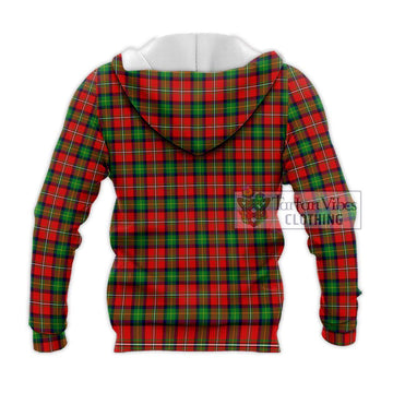 Fairlie Tartan Knitted Hoodie with Family Crest DNA In Me Style